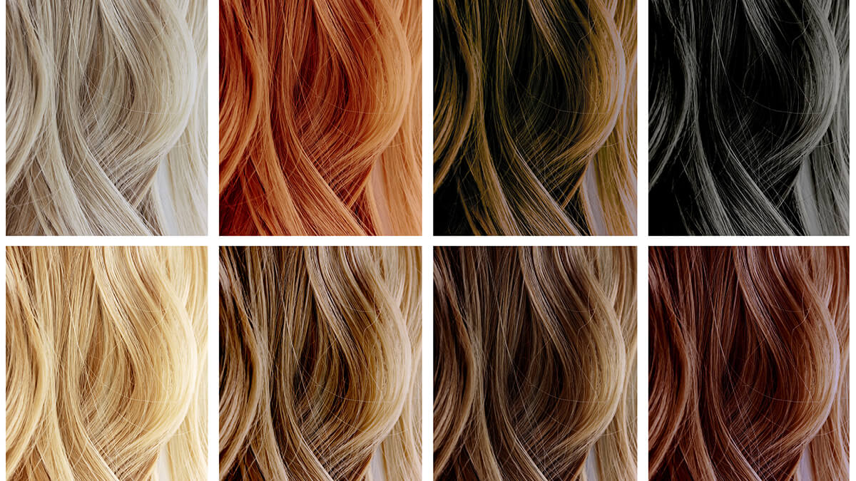 different colour extensions