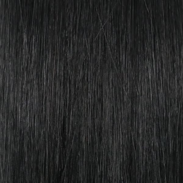 Jet Black Nano Tip Hair Extensions